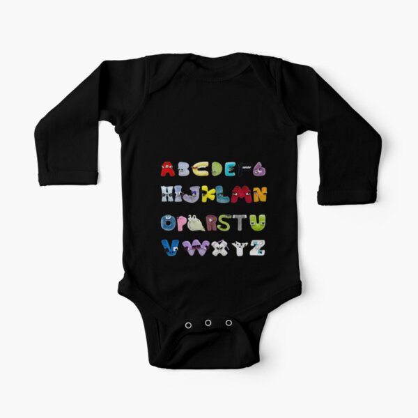 Villain Letter F Costume Boys Matching Evil Alphabet Lore Baby Long Sleeve  Bodysuit