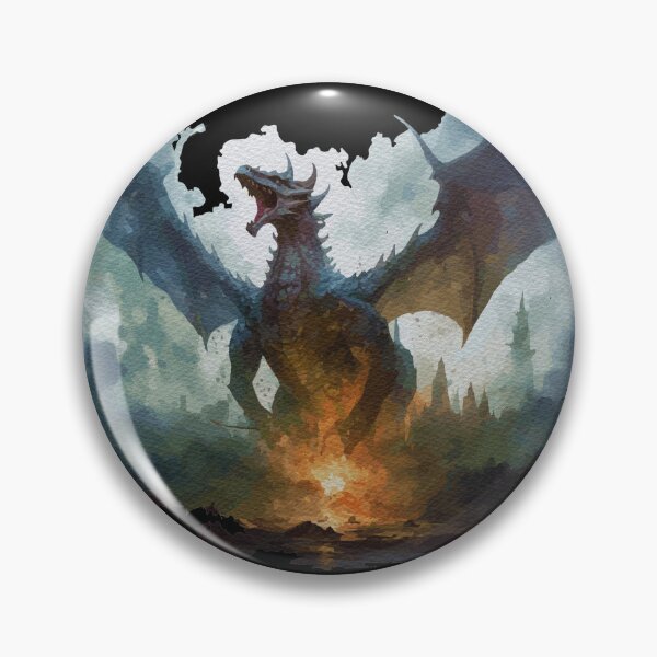 Item preview, Big Black Dragon designed and sold by ShopLizCreates.