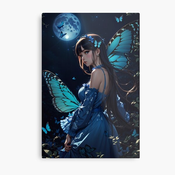 Anime Girl Butterfly Live Wallpaper  WallpaperWaifu