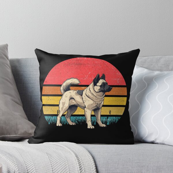 Item preview, Norwegian Elkhound Vintage Retro Sunset designed and sold by rafaeltto.