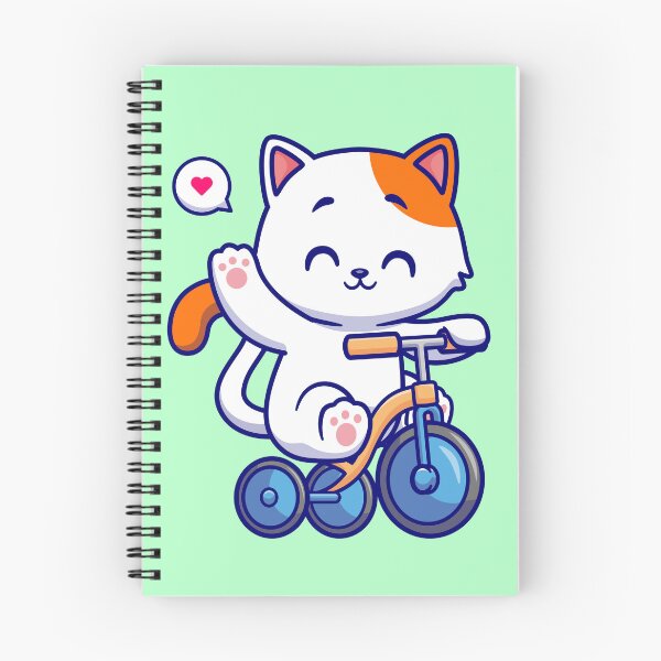 Item preview, Adventurous Cat on Wheels: Cycling Fun! designed and sold by hjian8219.
