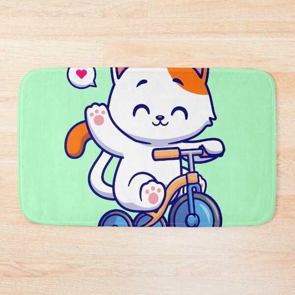 Item preview, Adventurous Cat on Wheels: Cycling Fun! designed and sold by hjian8219.