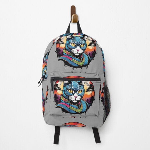 Item preview, fantasy samurai cat designed and sold by defpoint.