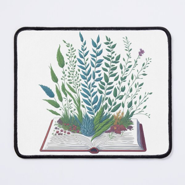Item preview, Herbs and flowers growing from book designed and sold by EightMustangs.
