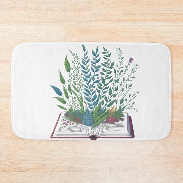Item preview, Herbs and flowers growing from book designed and sold by EightMustangs.