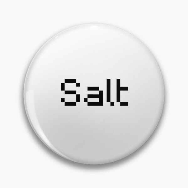Item preview, Salt Label - Retro Pixel designed and sold by trenchbalence.