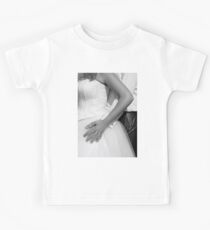 Bride and groom hugging together Kids Tee