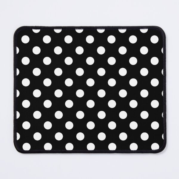 Item preview, Classic White Polka Dots on Black designed and sold by EDigitalDesigns.