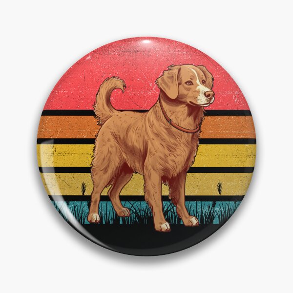 Item preview, Nova Scotia Duck Tolling Retriever Toller Vintage Retro Sunset designed and sold by rafaeltto.