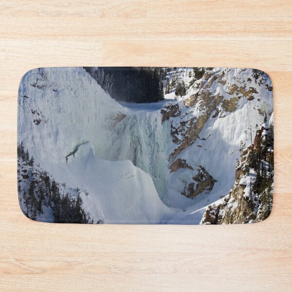 Item preview, Frozen Lower Yellowstone Falls in Winter designed and sold by Gilby-Designs.