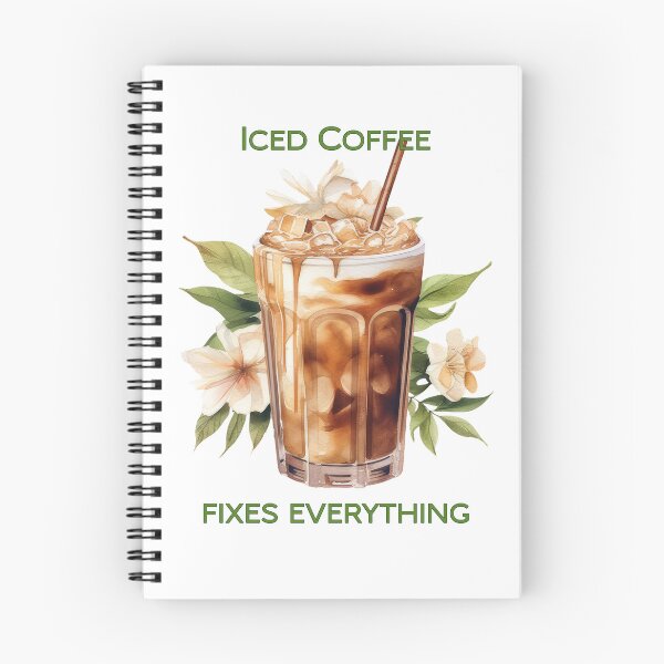 Item preview, Iced coffee fixes everything designed and sold by Lisa Weber.