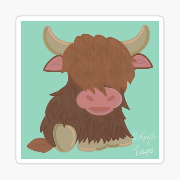Item preview, Highland Cow designed and sold by Keely McKenzie.