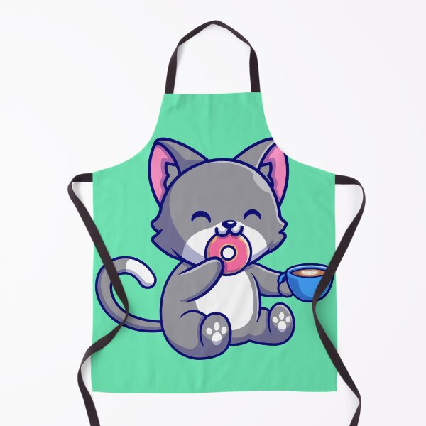 Item preview, Caffeine & Treats: Cat's Cozy Morning designed and sold by hjian8219.