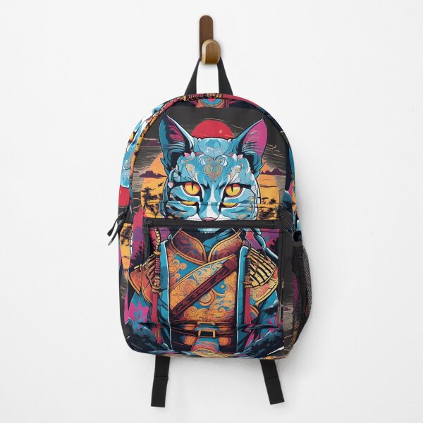 Item preview, japanese samurai fantasy cat designed and sold by defpoint.