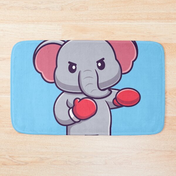 Item preview, Elephant Power Punch: Cute Boxing Champ designed and sold by hjian8219.