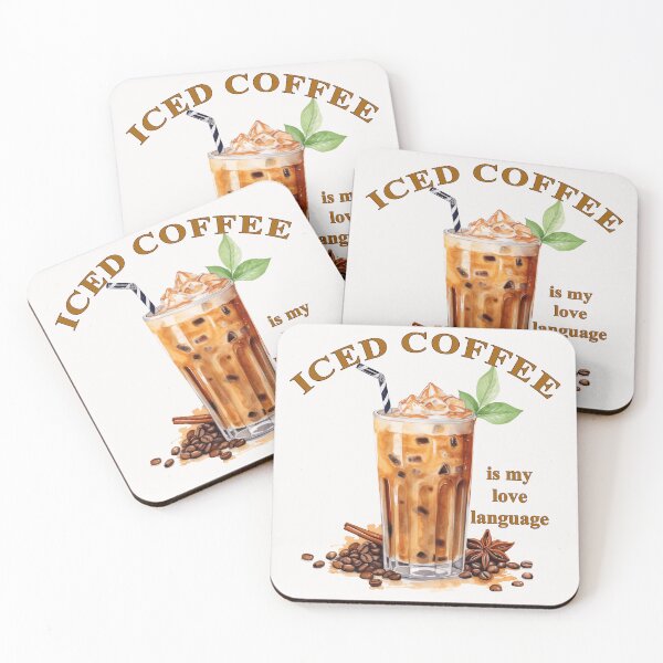 Item preview, Iced coffee is my love language designed and sold by Lisa Weber.