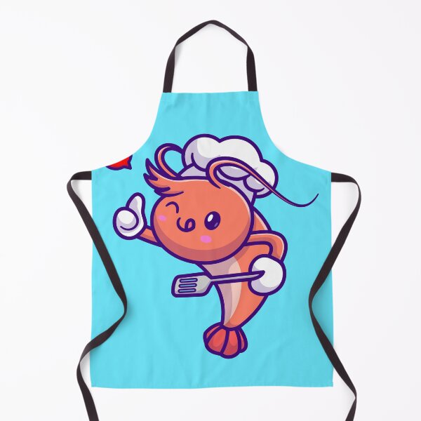Item preview, Cute Chef Shrimp: Cooking Delights designed and sold by hjian8219.