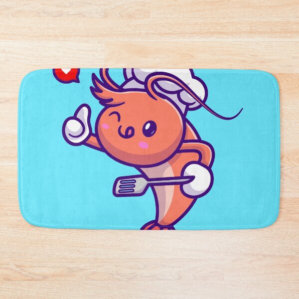 Item preview, Cute Chef Shrimp: Cooking Delights designed and sold by hjian8219.