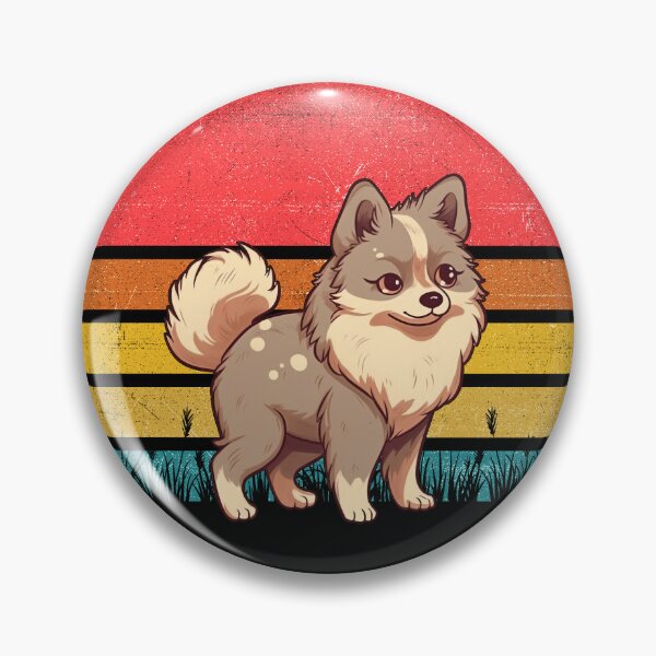 Item preview, Pomsky Vintage Retro Sunset designed and sold by rafaeltto.