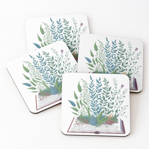 Item preview, Herbs and flowers growing from book designed and sold by EightMustangs.