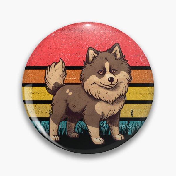 Item preview, Pomsky Vintage Retro Sunset designed and sold by rafaeltto.
