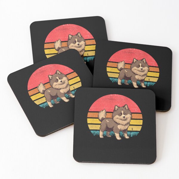 Item preview, Pomsky Vintage Retro Sunset designed and sold by rafaeltto.