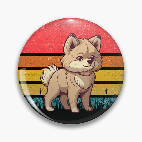 Item preview, Pomsky Vintage Retro Sunset designed and sold by rafaeltto.