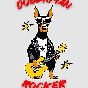 Artwork thumbnail, Doberman Rocker by tinytwist
