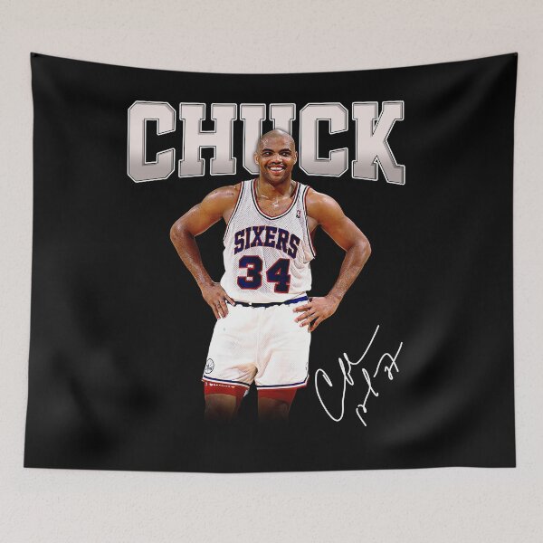 Item preview, Charles Barkley The Chuck Vintage Basketball Retro 80s 90s Rap Style designed and sold by PaulLoden.