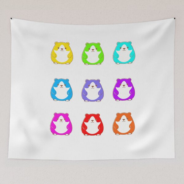 Item preview, Cute kawaii bear stickers in nine great colors designed and sold by pixdesigns.