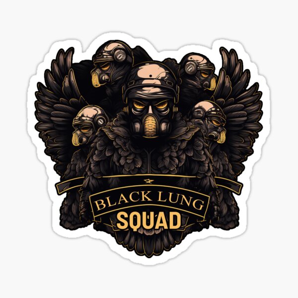 Item preview, Black Lung Squad Gaming designed and sold by JTHunterCo.