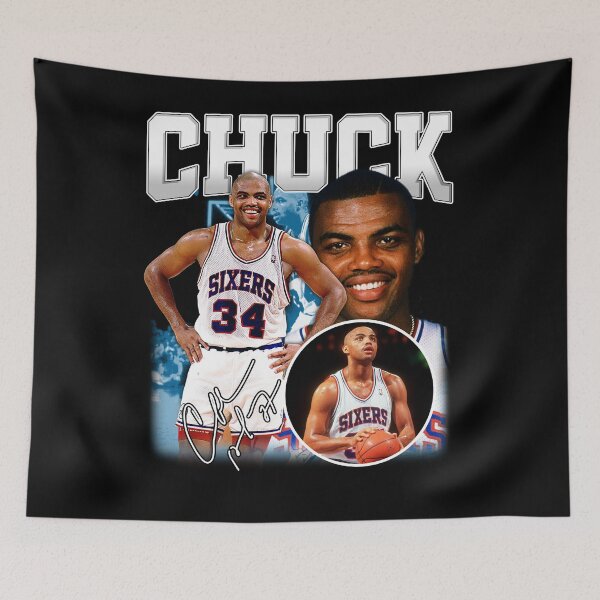Item preview, Charles Barkley The Chuck Vintage Basketball Retro 80s 90s Rap Style designed and sold by PaulLoden.
