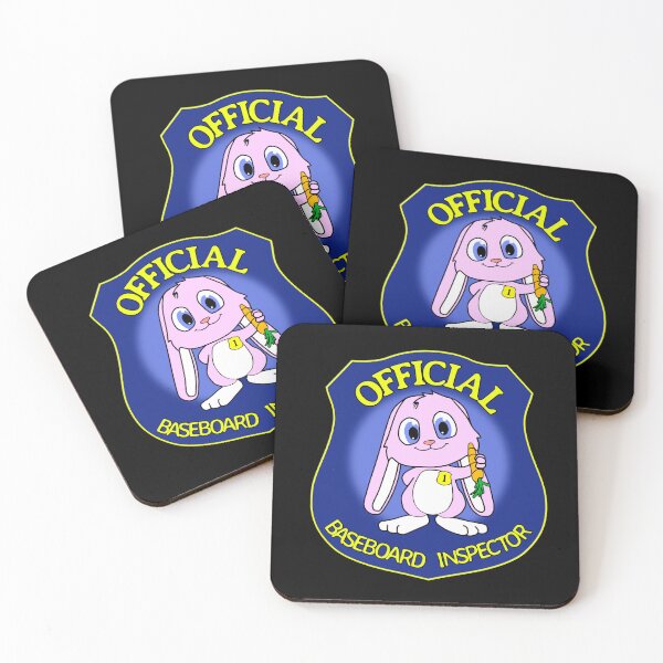 Item preview, Official Baseboard Inspector Funny Bunny Joke Badge designed and sold by CRHPOD20.