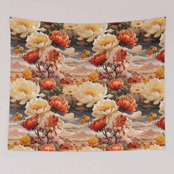 Item preview, Desert Blooms - Exquisite Seamless Digital Pattern designed and sold by KaleidoKiosk.