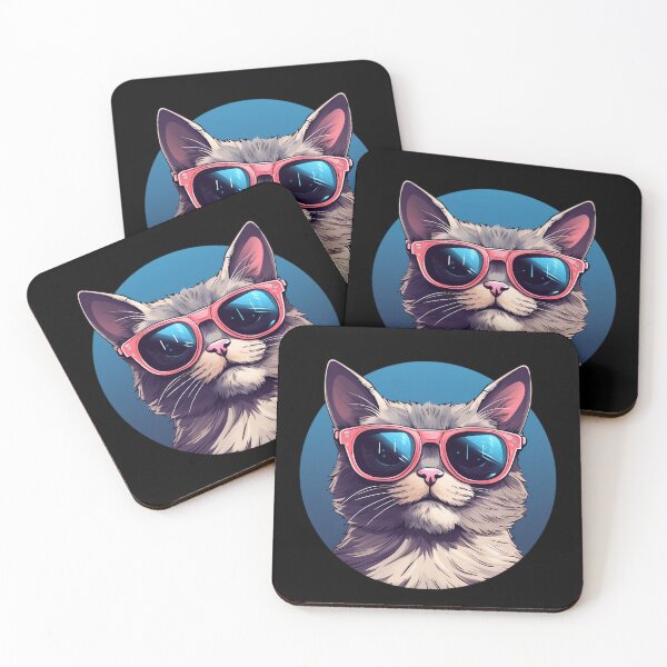 Item preview, Funny Cat With Sunglasses designed and sold by DafraDesign.