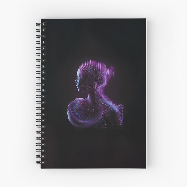 Item preview, Neon Silhouette: The Fusion of Organic and Digital designed and sold by MiniMosaic.