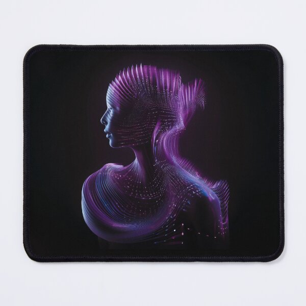 Item preview, Neon Silhouette: The Fusion of Organic and Digital designed and sold by MiniMosaic.