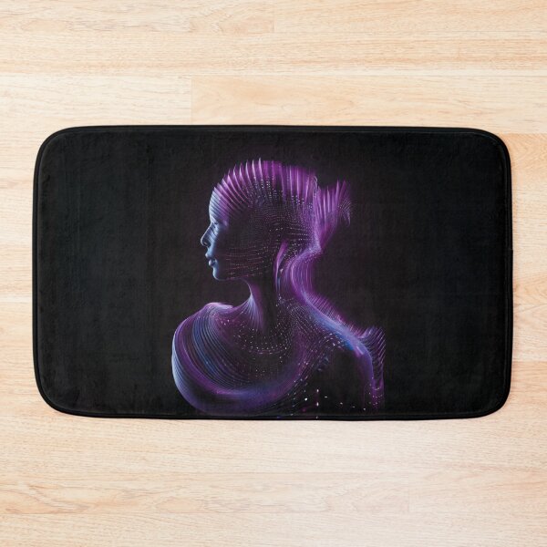 Item preview, Neon Silhouette: The Fusion of Organic and Digital designed and sold by MiniMosaic.