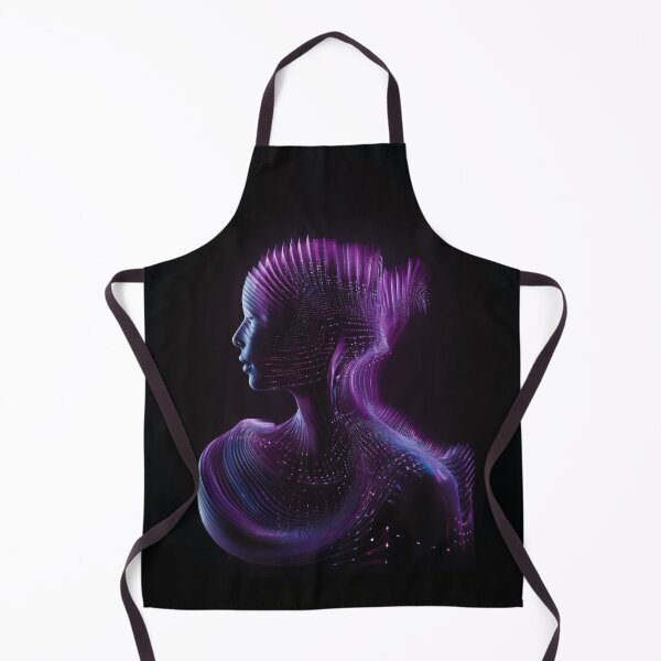 Item preview, Neon Silhouette: The Fusion of Organic and Digital designed and sold by MiniMosaic.