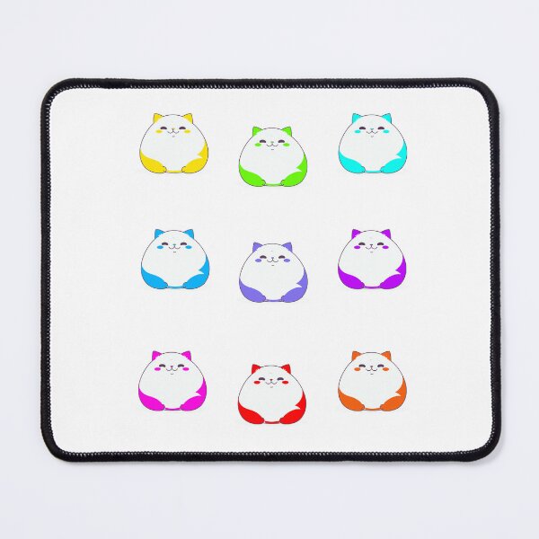 Item preview, Cute chubby cats - Kawaii style - 9 stickers in beautiful colors designed and sold by pixdesigns.