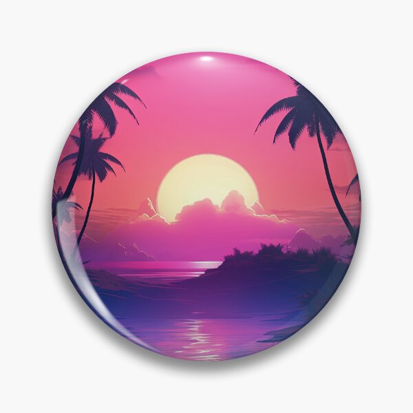 Item preview, Neon Oasis Odyssey: Sunset Synthwave Exploration designed and sold by Mullet Monkey.
