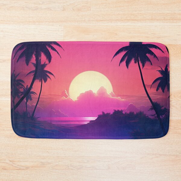 Item preview, Neon Oasis Odyssey: Sunset Synthwave Exploration designed and sold by Mullet Monkey.
