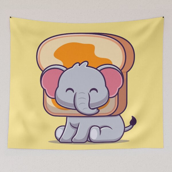 Item preview, Ella the Elephant Baker: A Delightful Doughy Adventure designed and sold by hjian8219.