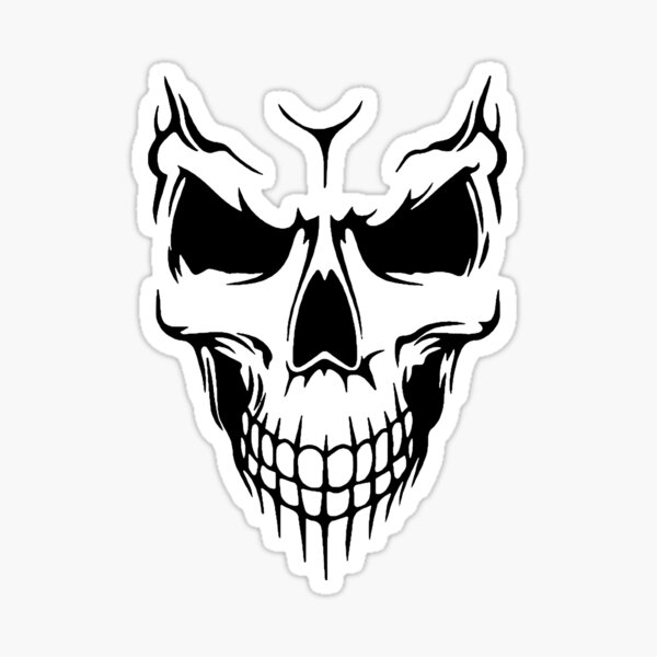 Sticker - Black Punisher Logo Marvel Comic Hero Skull RUB-ON Decal Gift  #50009