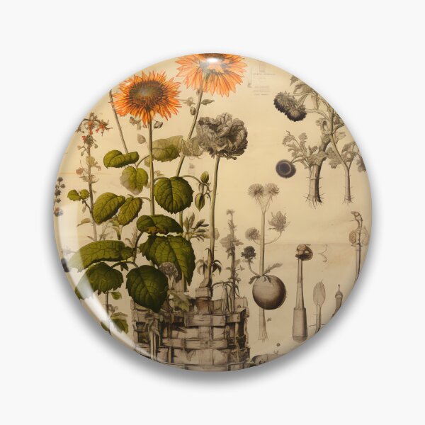 Item preview, Old Plant Drawings of Horticulture and Botany  designed and sold by BrandonArtWorld.