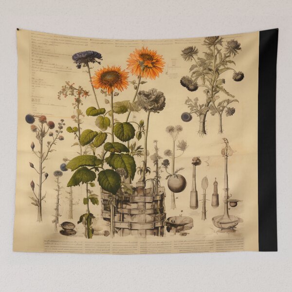 Item preview, Old Plant Drawings of Horticulture and Botany  designed and sold by BrandonArtWorld.