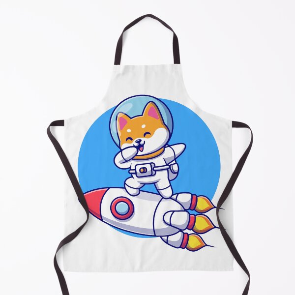 Item preview, Adorable Shiba Inu Astronaut Dabbing on Rocket Cartoon designed and sold by hjian8219.