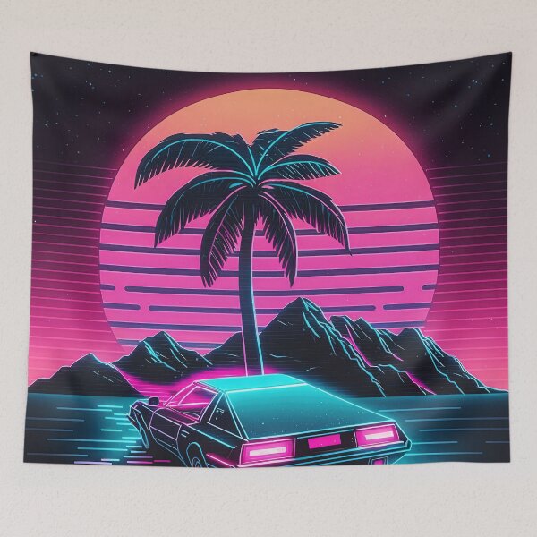 Item preview, Retro Revolutions: Synthwave Sunset Adventure designed and sold by Mullet Monkey.