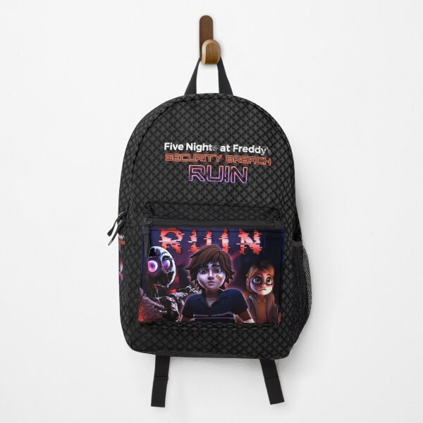 Security Breach Ruin Black School Backpack, Back to School Backpacks.  Halloween Backpack for Sale by Mycutedesings-1