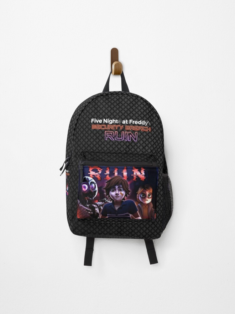 Security Breach Ruin Black School Backpack, Back to School Backpacks.  Halloween Backpack for Sale by Mycutedesings-1